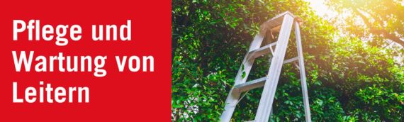 Pflege und Wartung von Leitern