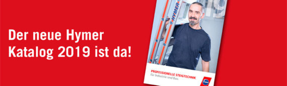 Der neue Hymer Leitern Katalog 2019 ist da