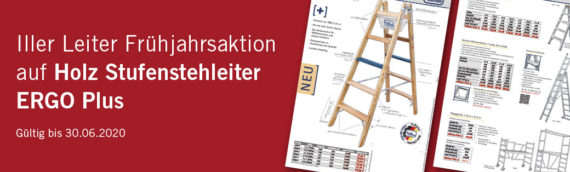 Iller-Leiter Leitern – Frühjahrsaktion 2020