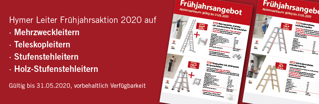 Hymer Leiter Frühjahrsaktion Mai 2020