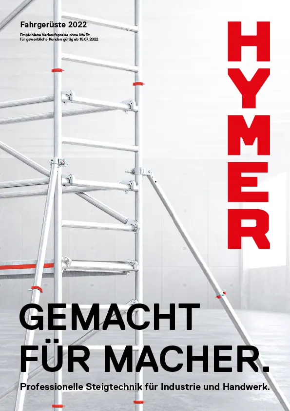 Hymer Hauptkatalog Gerüste