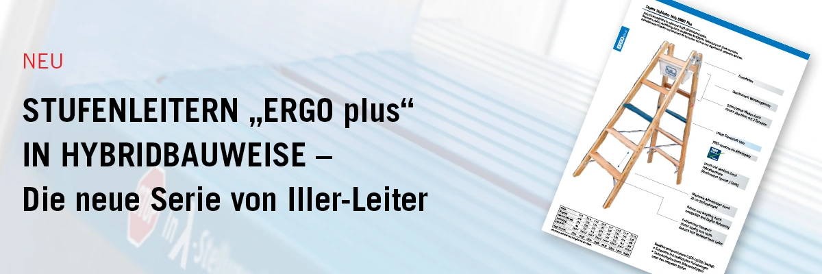 Iller Stufenleiter in Hybridbauweise "ERGO plus"