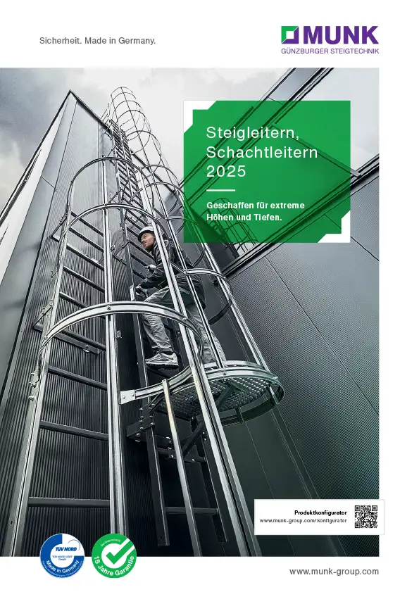 MUNK Steigleitern Schachtleitern 2025 Katalog